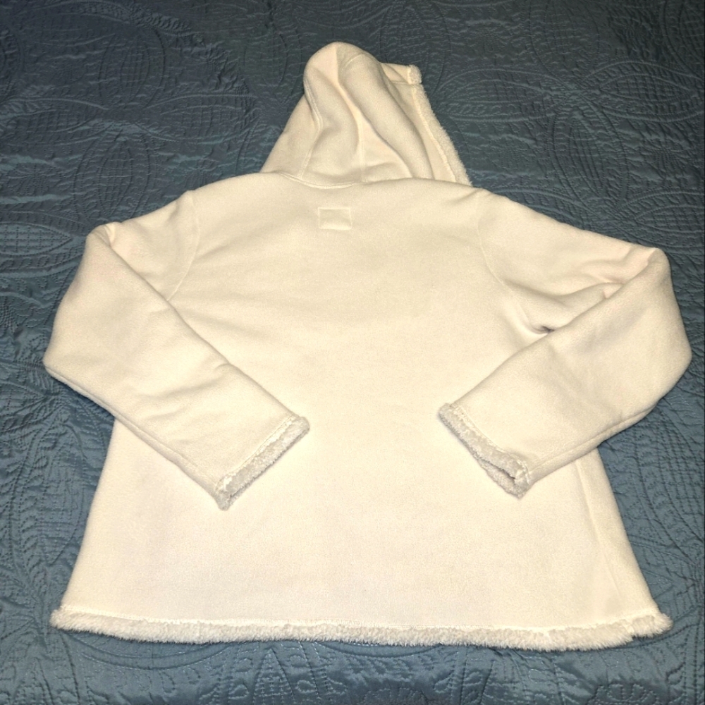 Faded Glory Cream Teddy Jacket - Picture 7 of 9